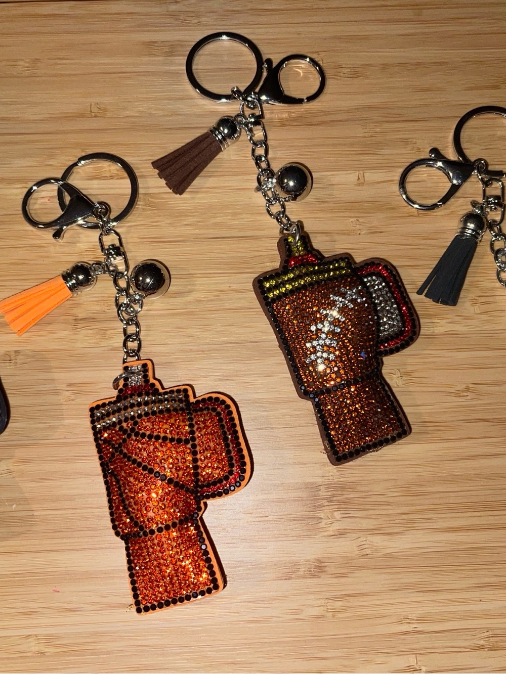 Sports Stanley Rhinestone Keychain Bag Charm - Picture 6 of 9